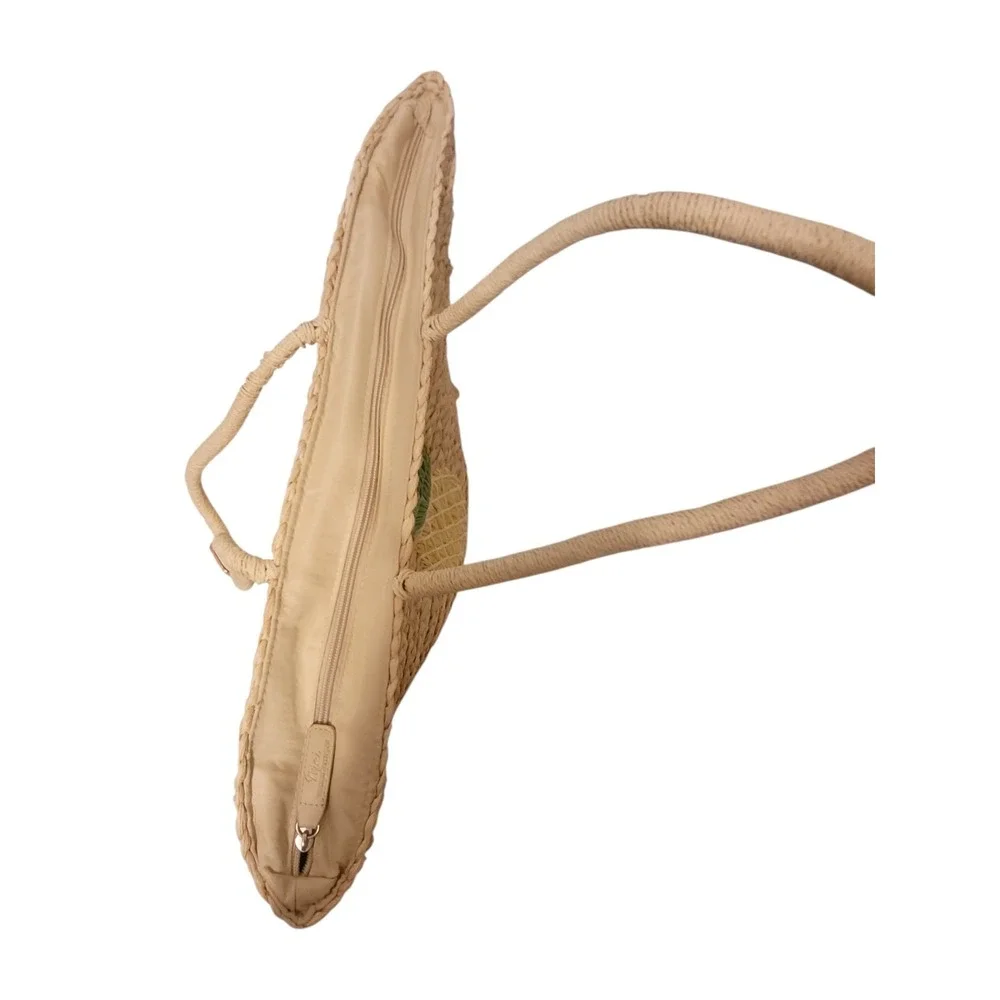 Pineapple Straw Insulated Tote‎ Large Bag